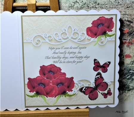 get well poppy insert by Lynn Butters