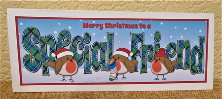 Christmas Robins SPECIAL FRIEND large dl 2 by Lynn Butters