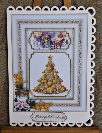 Padded Frame Christmas - Tree by Lynn Butters