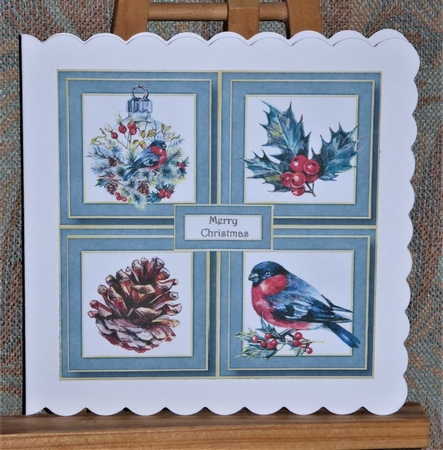 Beautiful Watercolour Christmas Quad Frame 8x8 by Lynn Butters