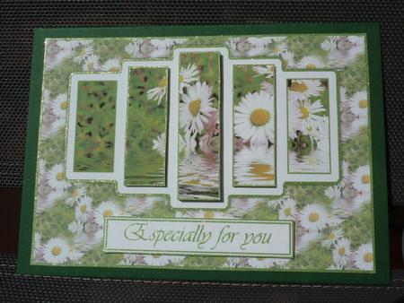 Pretty Daisies Panel Card Sheet by Lynn Butters
