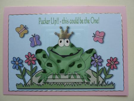 Pucker Up - Frog Prince - Humourous by Lynn Butters