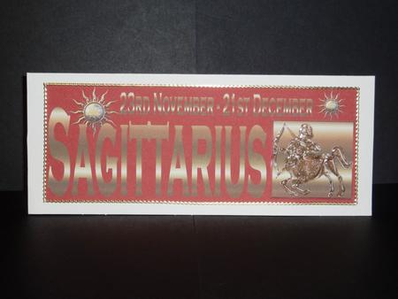 Horoscope Sagittarius Large dl Topper by Lynn Butters