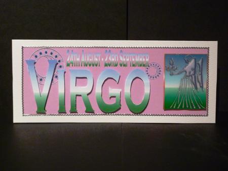Horoscope Virgo Large dl Topper by Lynn Butters