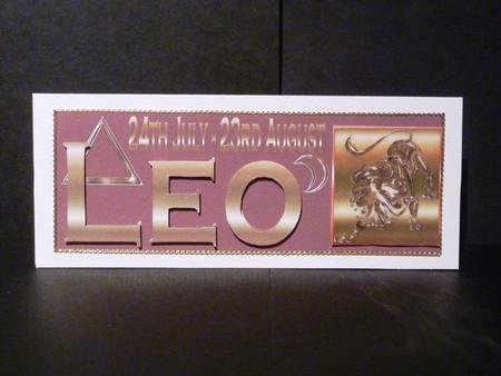 Horoscope Leo Large dl Topper by Lynn Butters