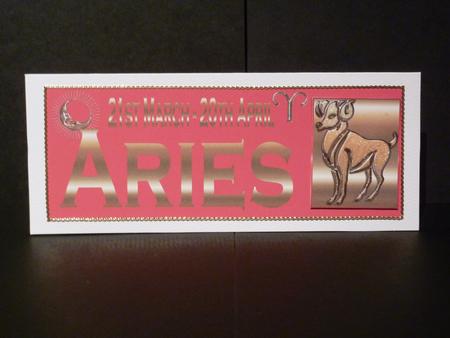 Horoscope Aries Large dl Topper by Lynn Butters