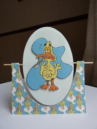 Get Well Soon Duck Spinner Card by Lynn Butters