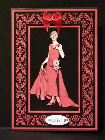 Vintage Lady 2 Quick Card by Lynn Butters