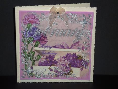 February Birthday - Violets by Lynn Butters