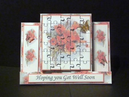 Jigsaw Pop Out Kit Poppies by Lynn Butters