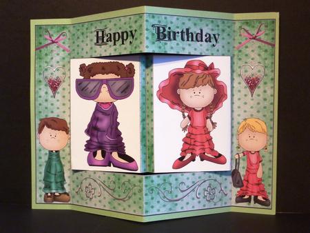 Box Fold Dress -up Girls Birthday by Lynn Butters