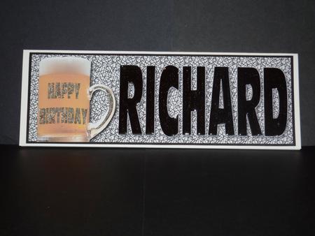 Happy Birthday Richard Large Dl by Lynn Butters