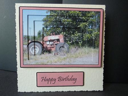 Tractor at the Farm Tractor Assorted Greetings by Lynn Butters
