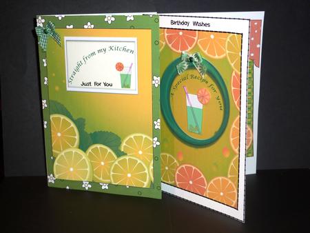Citrus Fresh Recipe Card Set by Lynn Butters