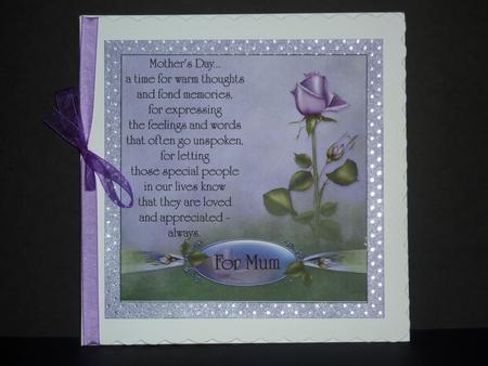Mums Lilac Rose by Lynn Butters