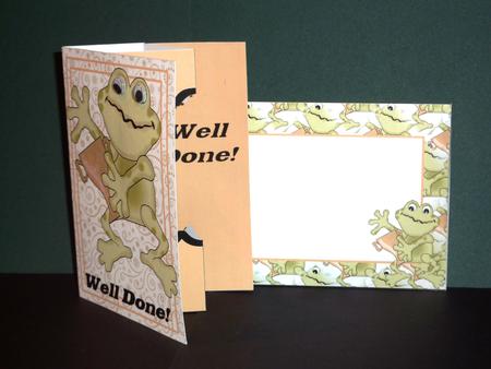 Celebration Frog Internal Window Card Kit by Lynn Butters