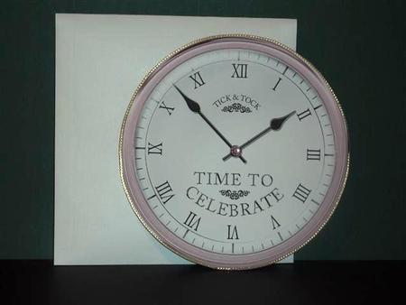 Celebration Clock Rock N Roll Kit with Envelope and Insert by Lynn Butters