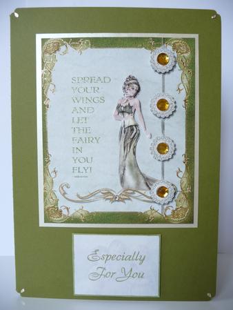 Spread Your Wings Card Topper by Lynn Butters
