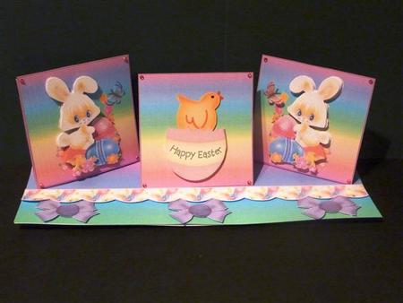 Easter Bunny Triple Easel Twist Card Kit by Lynn Butters