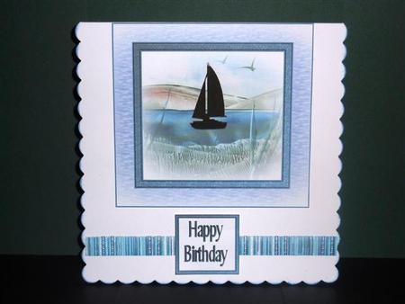 Silhouette Boat by Lynn Butters