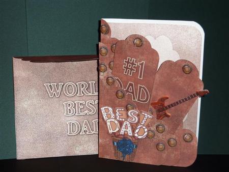 Fathers Day Scallop with Gift Tags by Lynn Butters