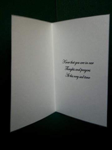 Sympathy Insert by Lynn Butters