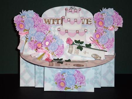 Wedding Bouquets 3D Shelf Card Kit by Lynn Butters