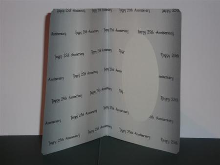 Silver Wedding Anniversary Insert by Lynn Butters