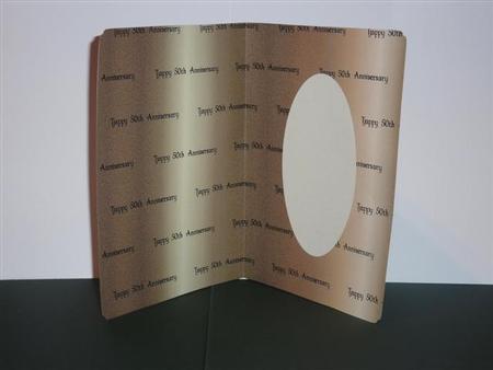 Golden Wedding Anniversary Insert by Lynn Butters