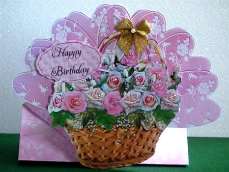 Basket of Flowers Birthday Kit by Lynn Butters