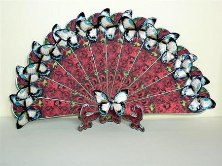Butterflies and Roses Fan Keepsake Card Kit by Lynn Butters