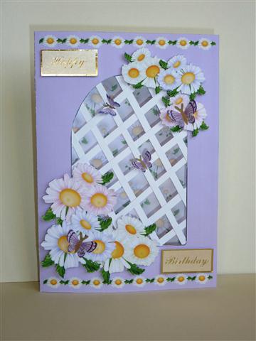 Daisies Trellis Card Kit by Lynn Butters