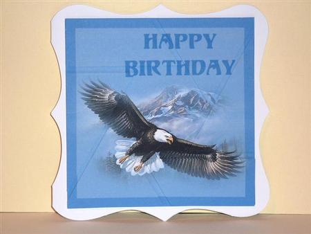 Soaring Eagle Birthday Camera Eye Stacker by Lynn Butters