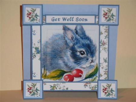 Grey Baby Bunny by Lynn Butters