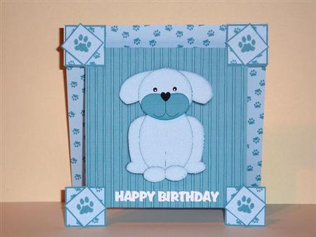 Little Blue Puppy by Lynn Butters