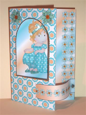 Victorian Doll - Tab Card Kit by Lynn Butters