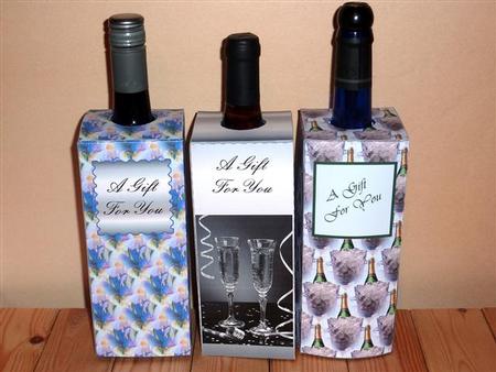 Wine Bottle Covers Set 3 by Lynn Butters