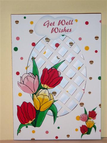 Tulips - Trellis Card Kit by Lynn Butters