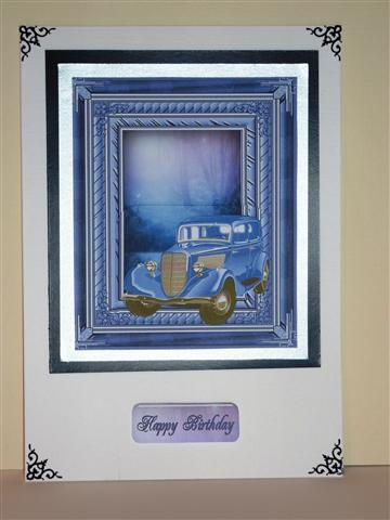 Vintage Car Out of Frame by Lynn Butters