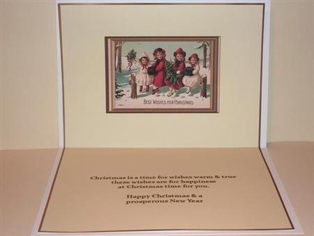 Vintage Christmas in the Snow Insert by Lynn Butters