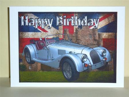 Morgen A4 Card Front. by Lynn Butters