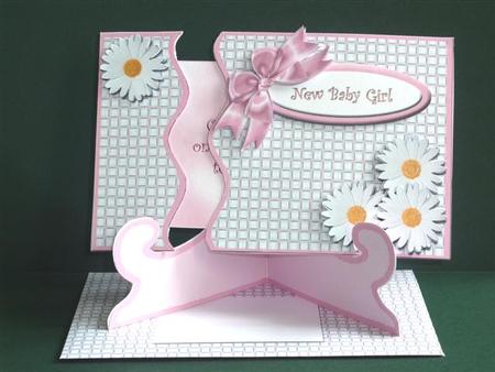 Slide-inside New Baby Girl by Lynn Butters