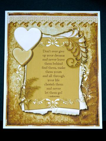 Dreams Card Topper 2 by Lynn Butters