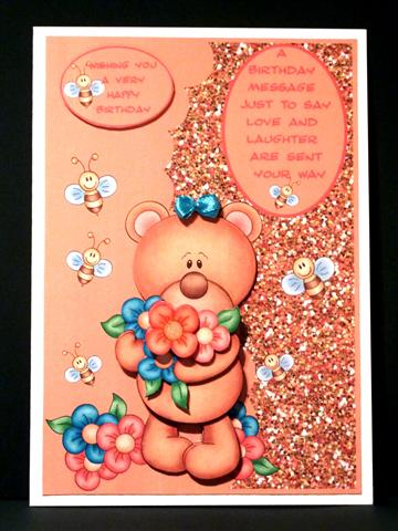 Flower Ted by Lynn Butters
