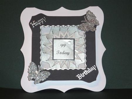 5"x5" Square Framed Box Card by Lynn Butters