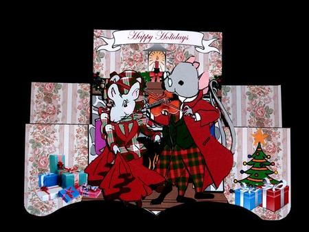 Christmas Waltz Action Wobbles Card Kit by Lynn Butters