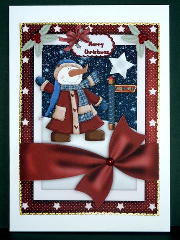 That Frosty Feeling A4 Card Front by Lynn Butters