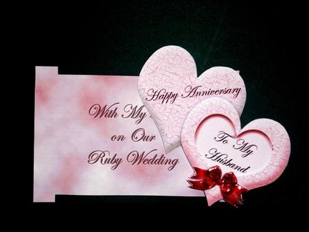 Inserts for Slide-inside Kit - Our Anniversary - Ruby by Lynn Butters