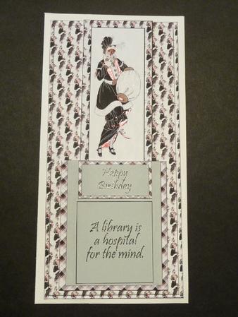 Lady in Black Bookmark by Lynn Butters