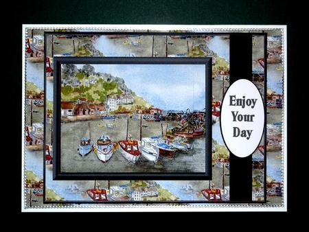 Boats Backing by Lynn Butters